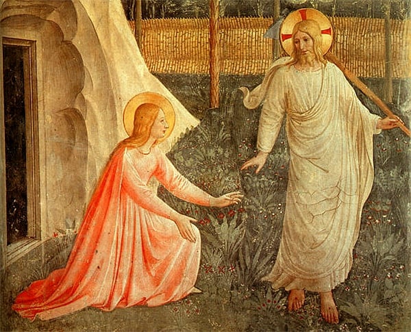 Noli me tangere (1441), de Beato Fra Angélico.