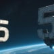 Dos naves espaciales 5 orbitando la Tierra